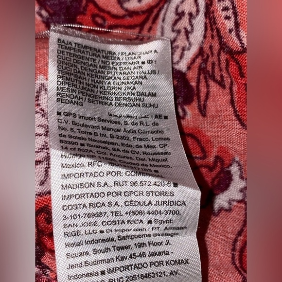 Old‎ Navy Women Oversize Floral Print Split Neck Plus Size Poet Blouse XXL - Picture 5 of 7